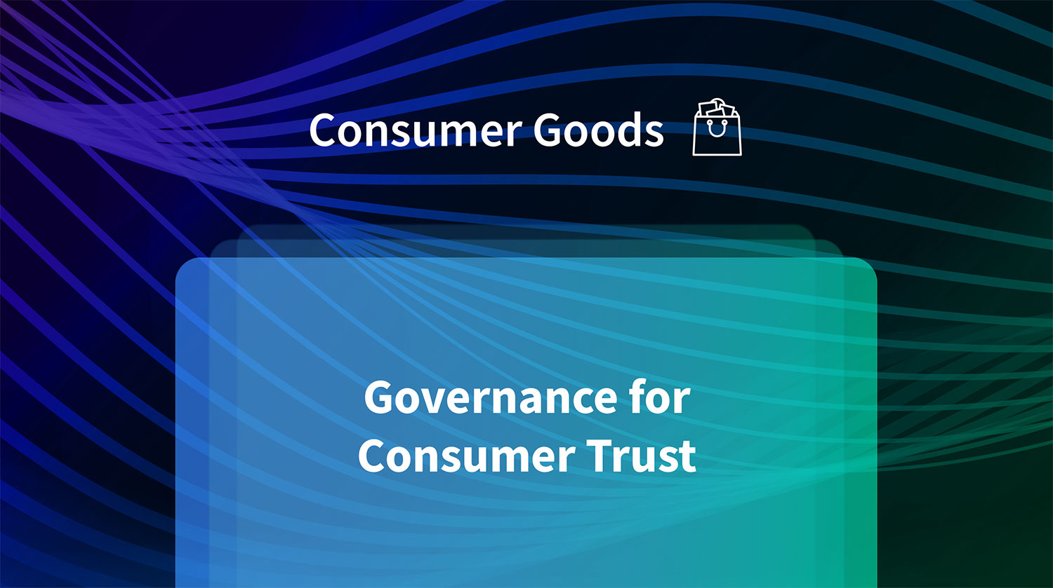 Governance for Consumer Trust
